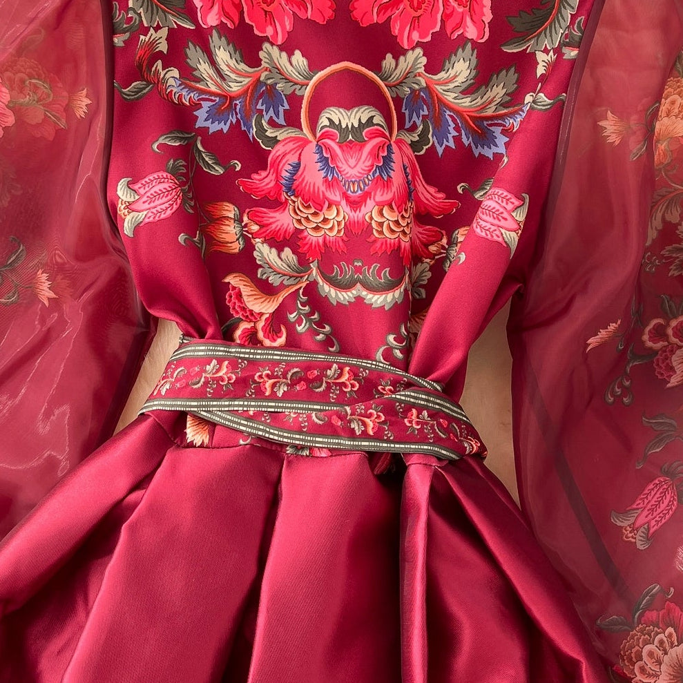 Vestido Granate 2 Colores